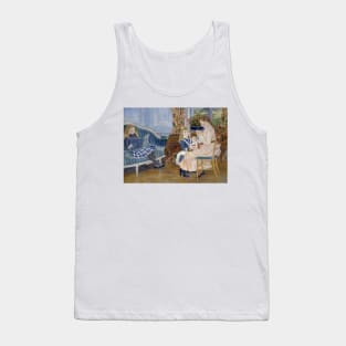 Children's Afternoon at Wargemont by Auguste Renoir Tank Top